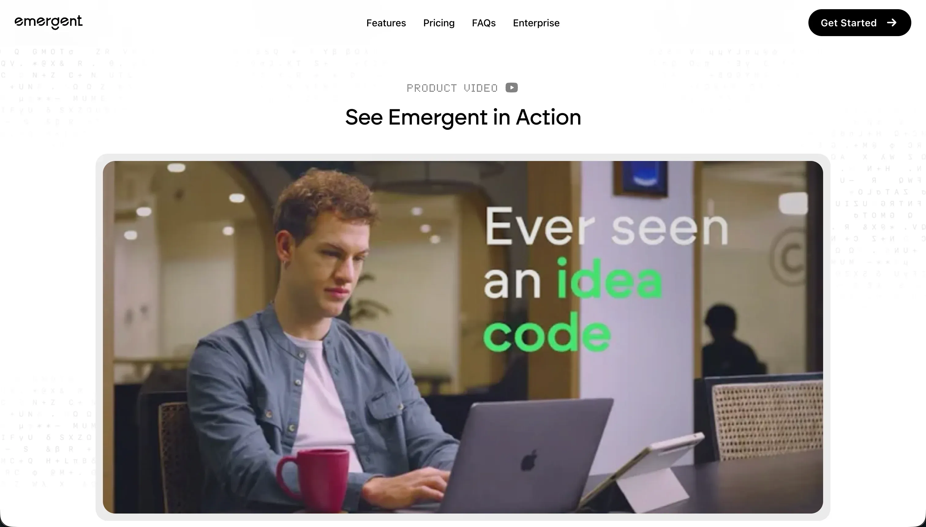 Emergent homepage
